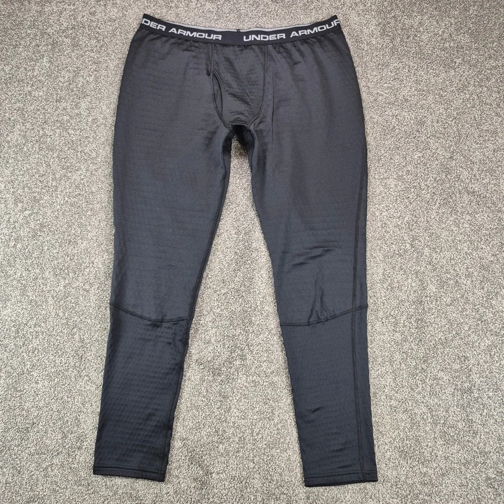 Under Armour ColdGear Base 4.0 Leggings Mens 2XL Black Thermal Pants